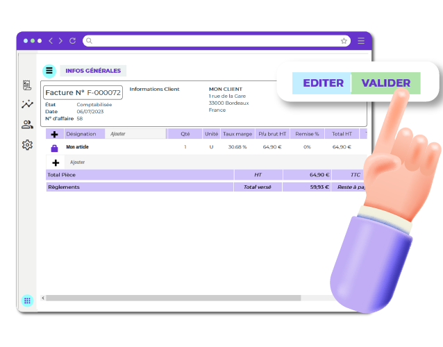 Facturez avec Zenfirst Gesco