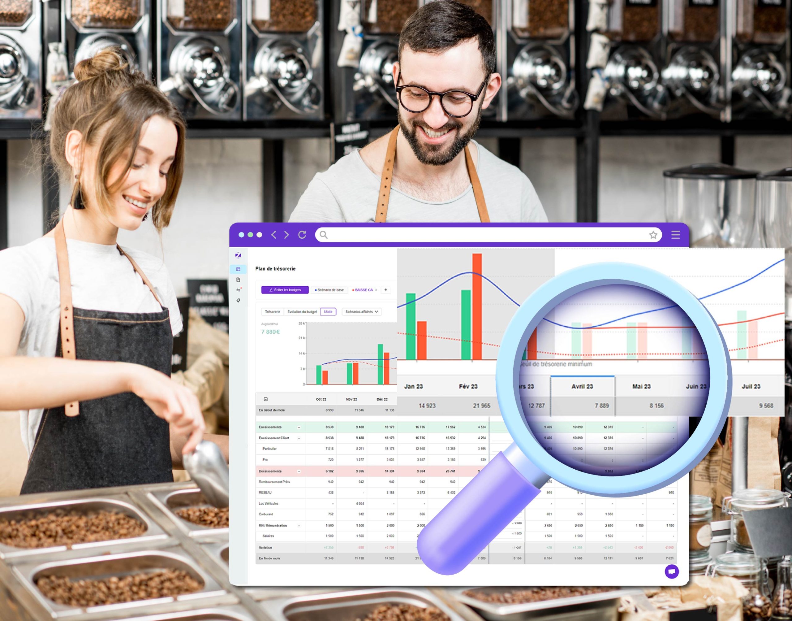 Zenfirst tréso le logiciel de trésorerie conçus pour les commerçants